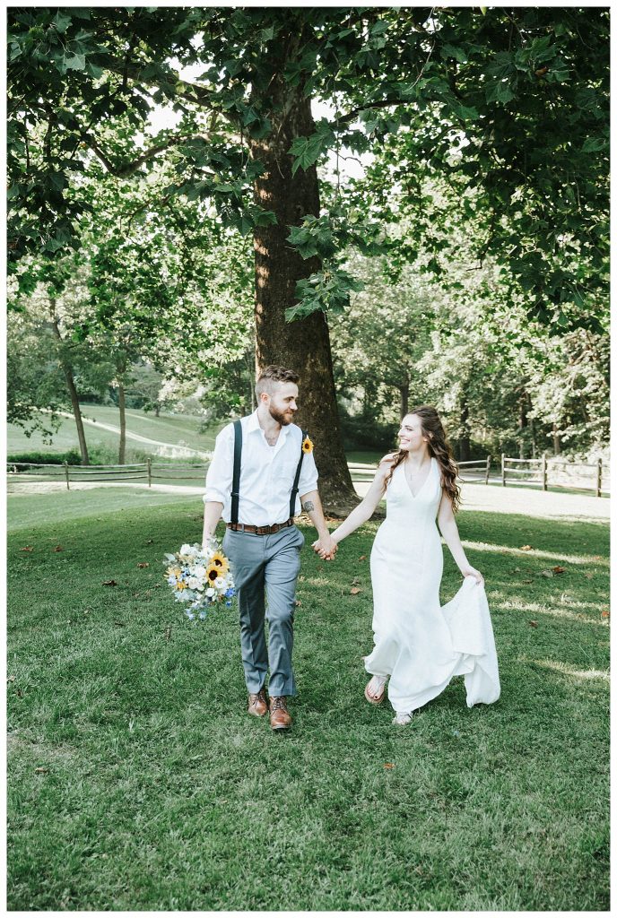 sunny central PA wedding