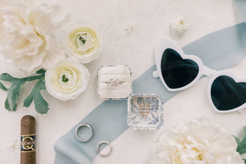 Flat Lay Wedding Details